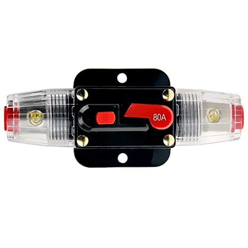 Car Audio Inline Circuit Fuse Breaker 100A 12V DC 20A/30A/50A/60A/80A/100A Reset Circuit Breaker Fuse Holders for System Protection Car Audio Inline Circuit Fuse Breaker 100A 12V DC 20A/30A/50A/60A/80A/100A Reset Circuit Breaker Fuse Holders for System Protection
